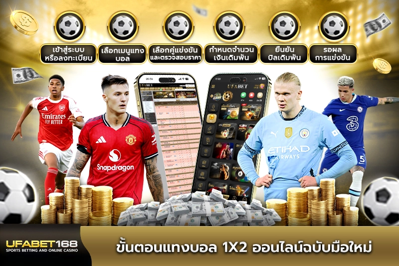 ขั้นตอนแทงบอล 1x2 ออนไลน์ ฉบับมือใหม่